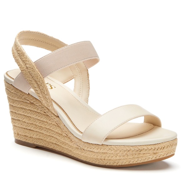 Chaps Shoes - NEW Chaps Wensley Espadrille Wedges Jute